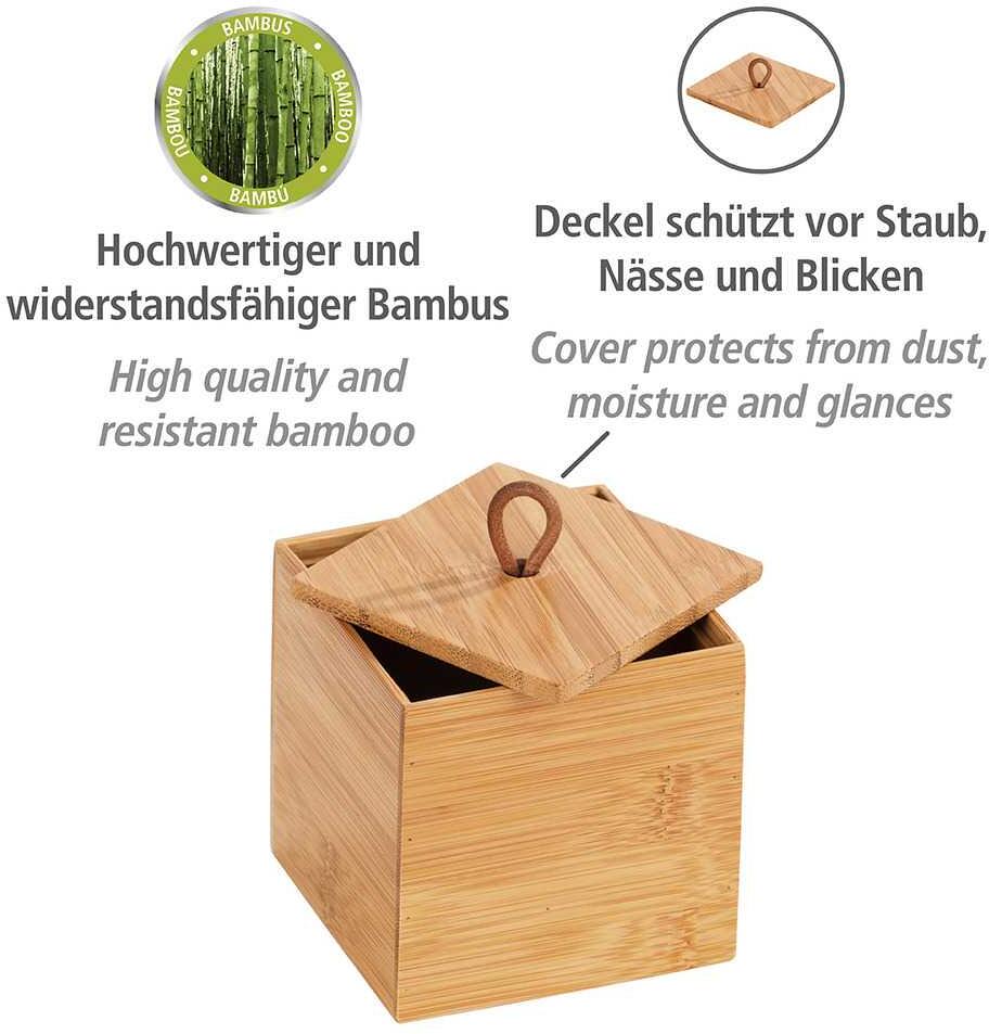 Wenko Terra Box, Bambus, S mit Deckel bei Camping Wagner Campingzubehr