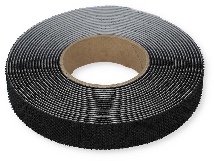 Haftband, 20mm, 5m, schwarz