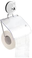 EuroTrail Toilettenpapier-Halter, mit Saugnapf, weiß