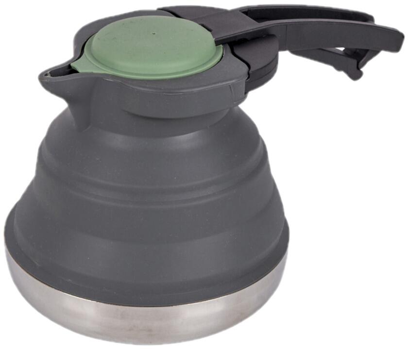 Bo-Camp Teekessel, faltbar, 1,2L, grau