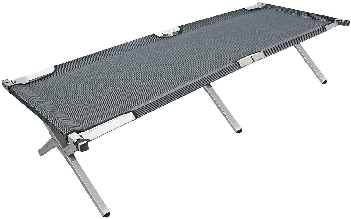 Brunner Outdoor Cot Automatic Feldbett, 191x66x44cm, grau