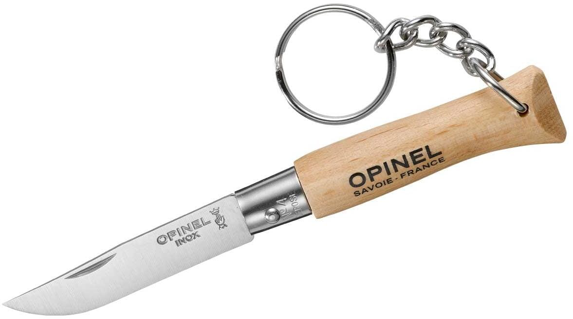 Opinel Colorama Mini-Messer Schlüsselanhänger, 5cm, natur