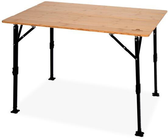 Holiday Travel Glendale Bambustisch, 65x100x43-70cm, braun