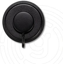 Gelmags Hold On Magnet-Haken & 2.0 Nano-Gel-Pad, Ø8,3cm, schwarz