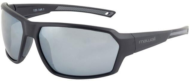 Mawaii Sportstyle Grip 2.0 Sonnenbrille, schwarz-glänzend silber