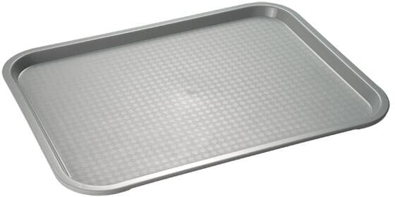 APS Fast Food-Tablett, 41x30,5x2cm, silber