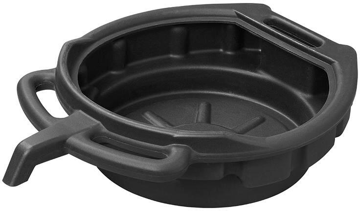 Pro Plus Öl-Auffangwanne mit Auslaufrohr, rund, 8L