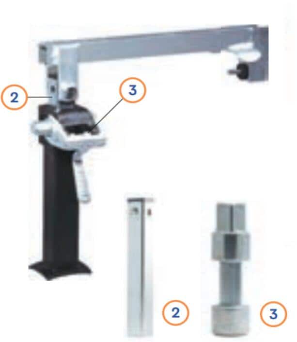 Rändelwelle, 14,5mm - Linnepe Ersatzteil-Nr. 101611 - für Quicklift
