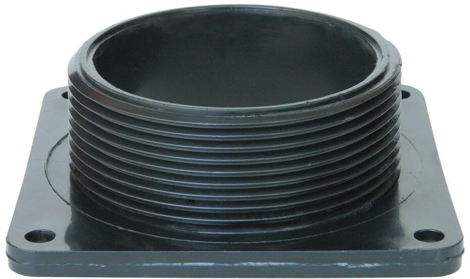 Lilie Anschraubflansch für 3 US Schieber mit Außengewinde