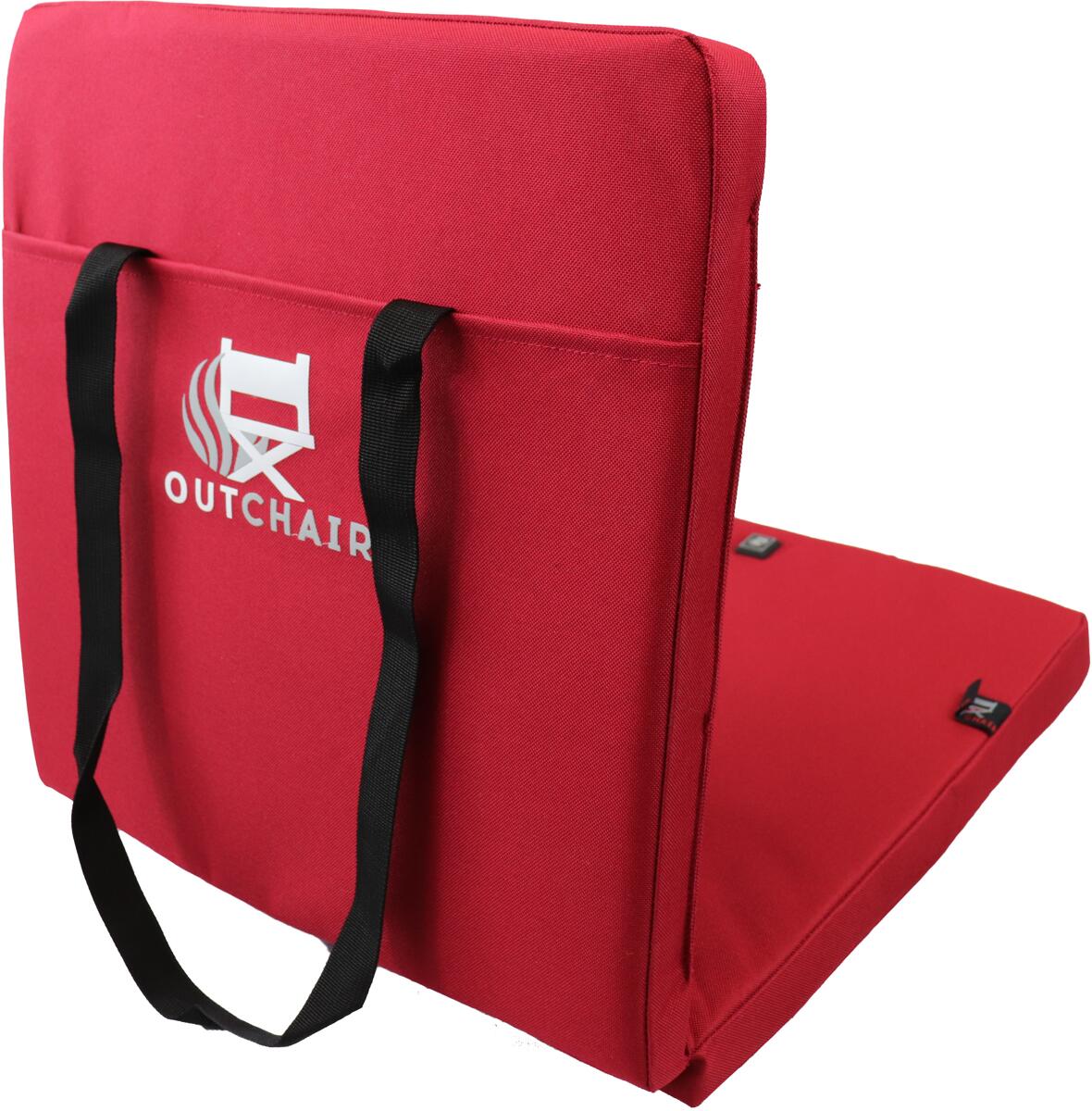 Produktabbildung: Outchair Bottom Heater beheizbare Sitzauflage, 40x40cm, rot