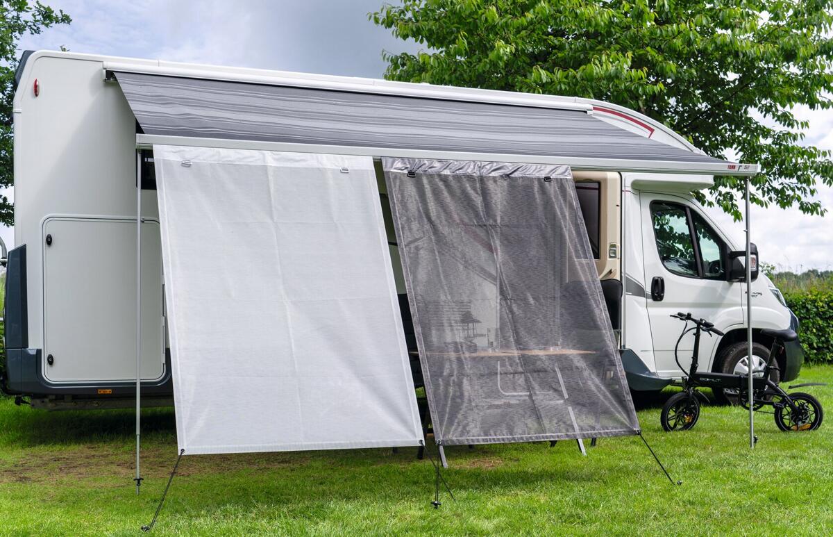 Travellife Atina Sonnenschutzwand, 430x80cm, schwarz