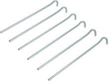 Travellife Zelthering, 30cm, 6er-Pack, silber