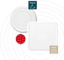 Gelmags Nano-Gel Untersetzer mit MagUp-Pad S, Ø 7cm, eckig, weiß