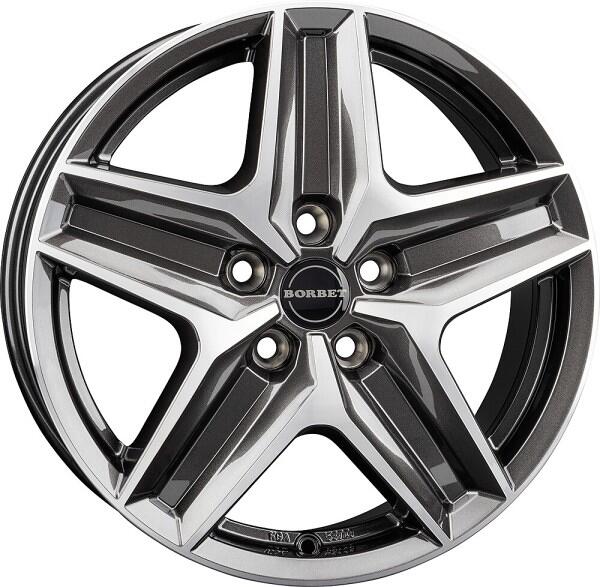 Borbet CWZ Alufelge, 7,5x18", ET 48mm für MB V-Klasse/Vito/Viano ...
