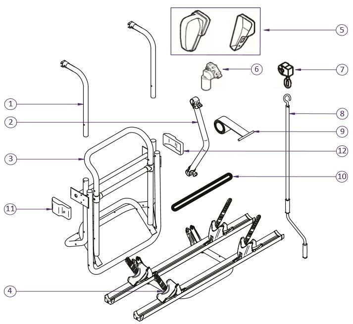 Thule Lift Strap - Thule Ersatzteil-Nr. 1500600467 - passend zu Thule Lift