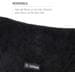 Helinox Seat Warmer Fleeceauflage, schwarz