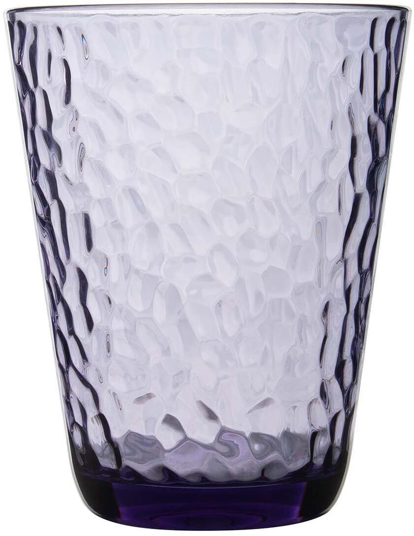 Gimex Stone Line Trinkglas, 240ml, blau