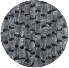 Arisol Chinelle Flauschvorhang, 56x185 cm, grau / schwarz
