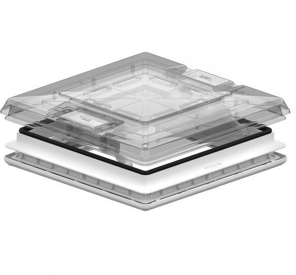 Fiamma Vent 50 Dachhaube, 50x50cm, crystal