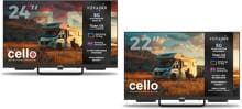 Cello Voyager Traveller Smart-Tizen LED-TV, 5G‑Router, Triple Tuner, Bluetooth, Pitch Perfect Sound