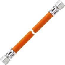 GOK Mitteldruck-Gasschlauch, Gummi, 10bar, G 3/8 LH-ÜM x G 3/8 LH-ÜM, 45cm
