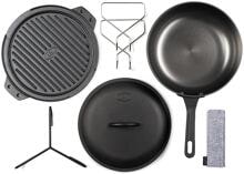 GSI Outdoors Guidecast Pfannenset, 3-teilig, schwarz