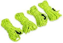 Spannleine mit Schnellspanner, reflektierend, grün, 4m, 4er-Pack