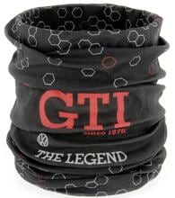 VW Collection VW GTI Multifunktionstuch, Sechseck/schwarz