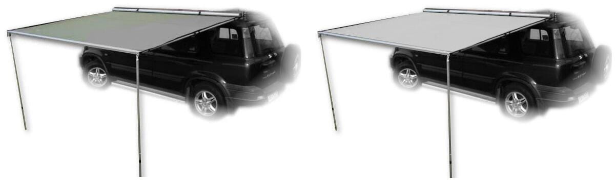 markisen seitenteile für wohnmobil SUPAREE 7'x9' Sonnenschutz Markise Wohnmobil markise Seitenwand Wohnmobil View Blocker Sonnenschutz Universeller Anti-UV Markise Sichtschutz Per Camping RV Van (Schwarzes Netz) Auto & Motorrad Campingtour mit Fahrrad - saison|26H Tuch-Farbe:Mystic Grau