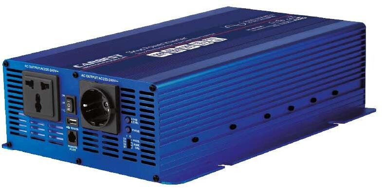 Carbest PS-3000U Sinus-Wechselrichter, 12/230V, 3000W, mit USB-Anschluss