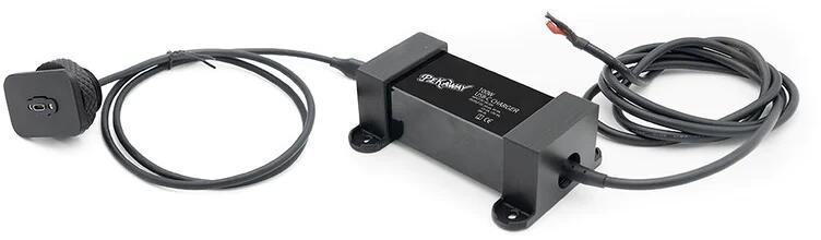 Pekaway Delivery USB-C Steckdose, inkl. Netzteil, 100W, 12V/24V, Kunststoffbuchse