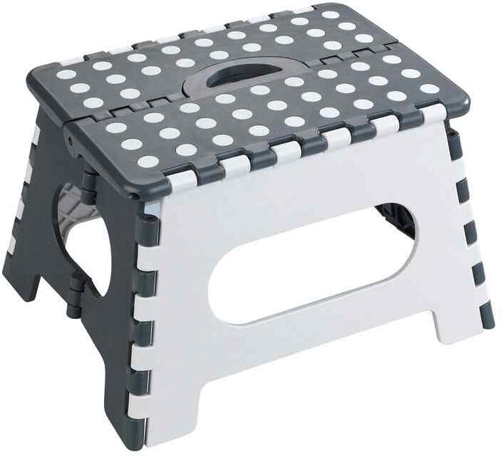Maximex Secura Klapphocker, grau/weiß