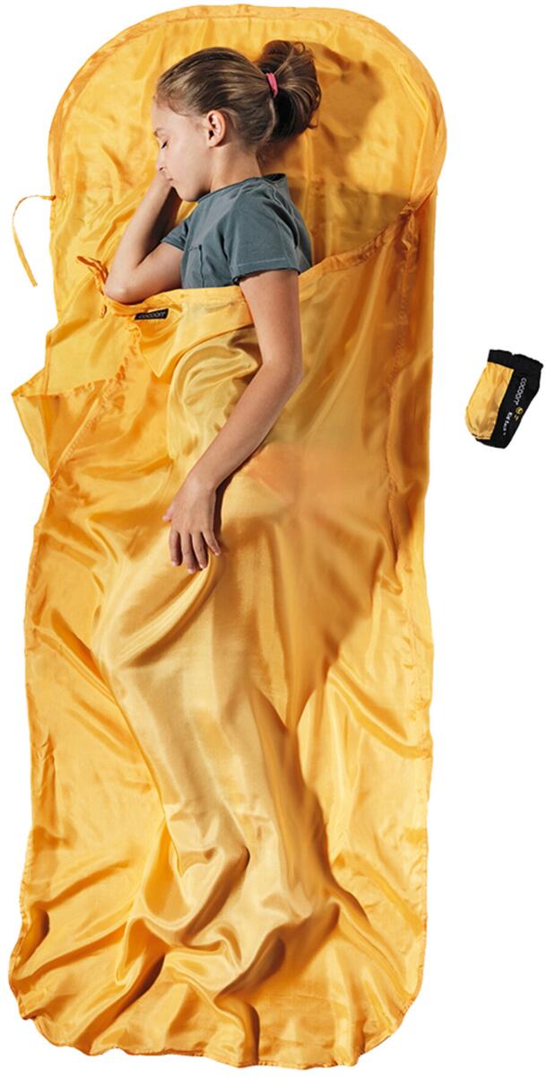Cocoon KidSack TravelSheet Reise-und Innenschlafsack, 180cm, Seide, sunset