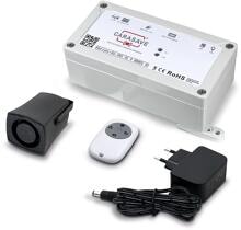 Carasave Funk-Alarmsystem, 230V inklusive Alarmhupe u. Fernbedienung