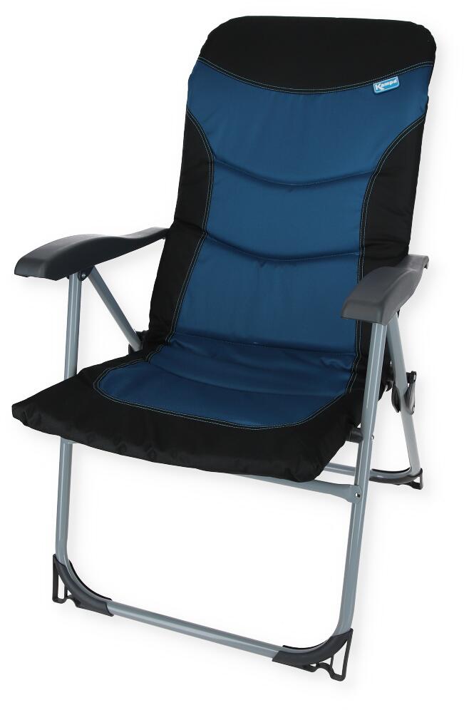 Kampa Dometic Skipper Campingstuhl, 60x63,5x102cm, blau/schwarz