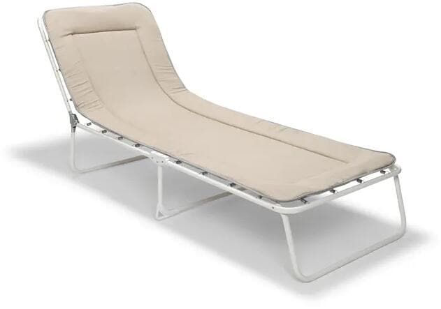 barths Chiemsee Sonnenliege, 60x180x23cm, beige
