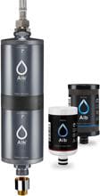 Alb Filter FUSION Active + Nano Trinkwasserfilter, Camping-Set: Mobil, GEKA Anschluss und Koffer, Titan