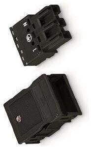 WAGO MIDI Stecker, mit Zugentlastungsgehäuse, 3-polig, weiß