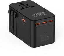 Origin Outdoors GaN-160W Steckeradapter, 4 USB-Anschlüsse