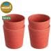 Koziol Connect Cup Becher, 190ml, 4-teilig, coral