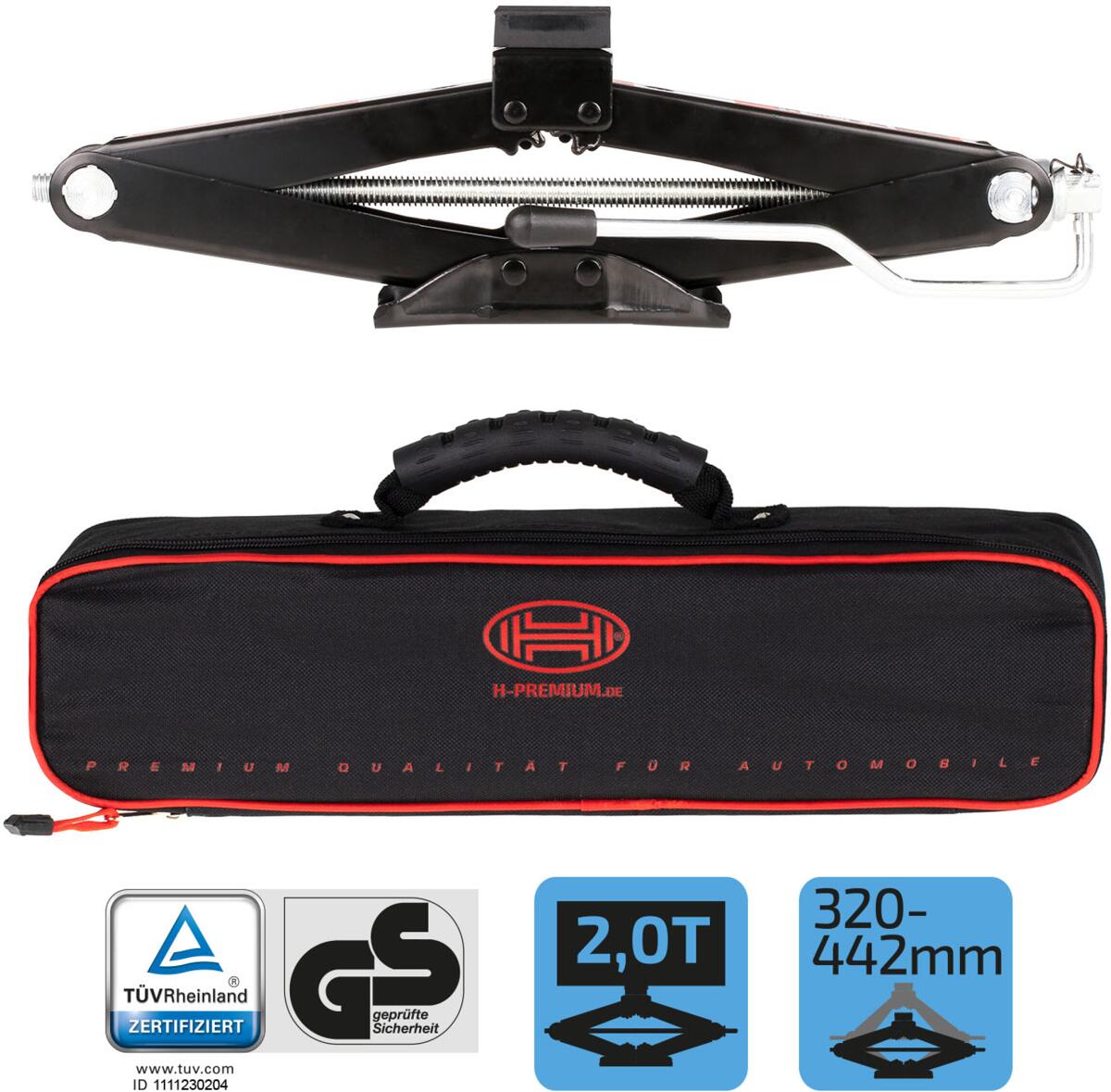 Heyner Premium Scherenwagenheber SUV 2t