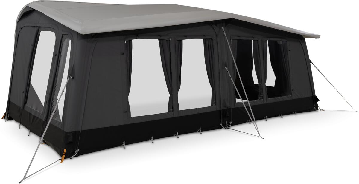 Dometic Residence AIR Stay aufblasbares statisches Volleinzugszelt, Gr.18, schwarz