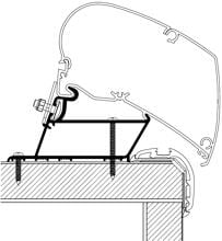 Thule Omnistor 9200/6300 Adapter für Carthago Malibu / Fendt