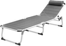 Outwell New Foundland Dreibeinliege, 58x188x32cm, grau