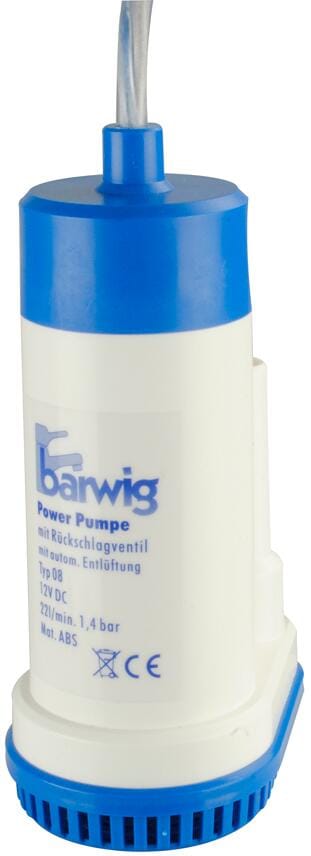 Barwig Power Pumpe, 22l/min, 1,4bar, mit Rückschlagventil