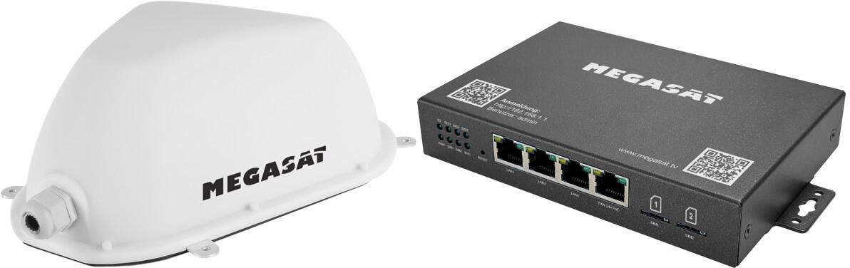 Megasat Camper Connected 5G eSIM Dachantenne mit Router bei Camping ...