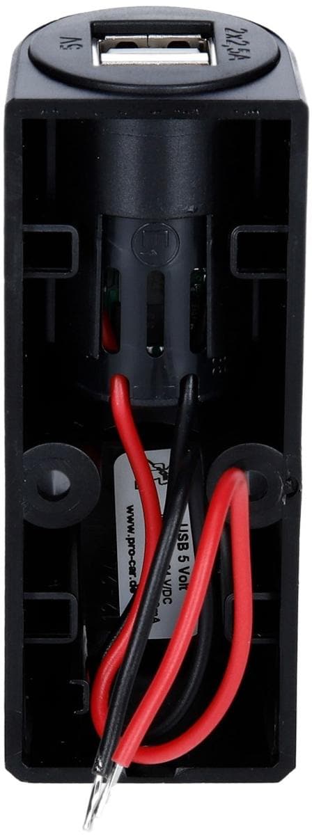 Pro Car USB Doppel-Einbausteckdose, 12/24V, 2x2500mA bei Camping