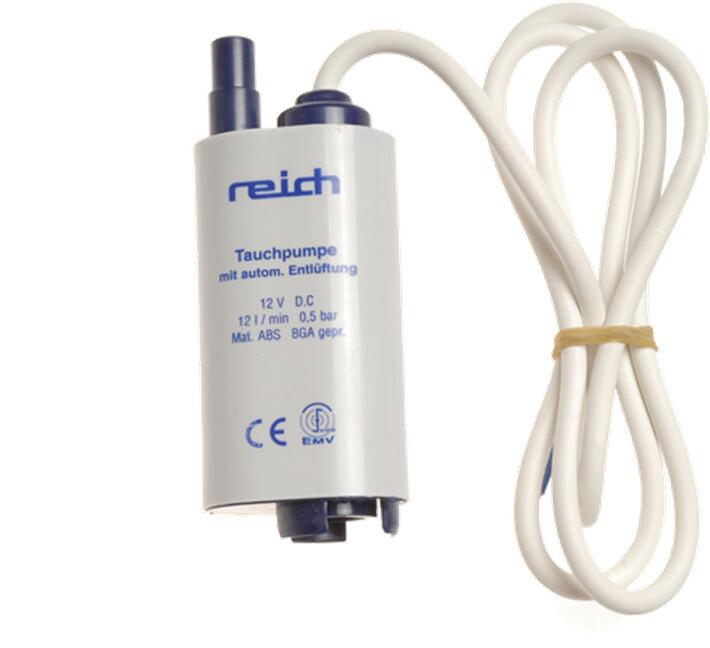 Reich Tauchpumpe, 0,5bar, 12 L/min, Schnellentlüftung