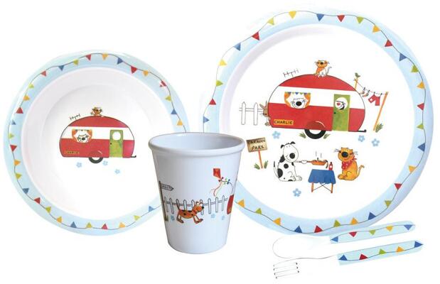 Via Mondo Charlies Caraven Kindergeschirr, 5-teilig