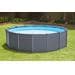 Intex Graphite Panel Pool, rund, 478x124cm, inkl. Sandfilterpumpe, 220-240V